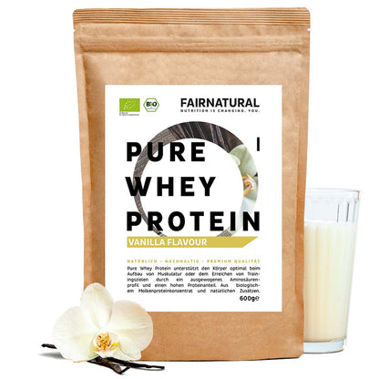 Økologisk valleproteinpulver vanilje