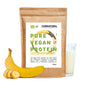 Økologisk vegansk proteinpulver banan uden soja