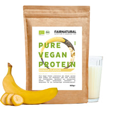 Økologisk vegansk proteinpulver banan uden soja