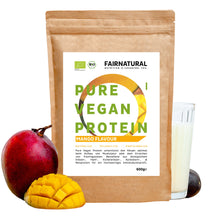 Økologisk vegansk proteinpulver mango uden soja