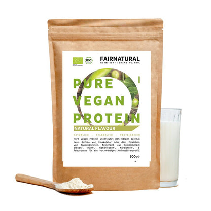 Økologisk vegansk proteinpulverneutral uden soja