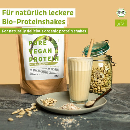 Økologisk vegansk proteinpulverneutral uden soja