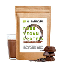 Økologisk vegansk proteinpulverchokolade uden soja