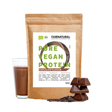 Økologisk vegansk proteinpulverchokolade uden soja