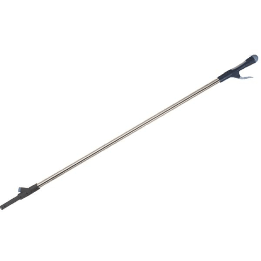 Vileda Professional SprayPro rustfrit stål moppeholder fra Vileda GmbH er et elegant metalværktøj med blåt håndtag og sort greb, ideelt til effektiv opsamling af genstande på afstand. Inspireret af Professional-linjen sikrer den præcision i din rengøringsrutine (skaft inkl. målebæger 500 ml).