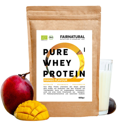 Økologisk valleproteinpulver Mango