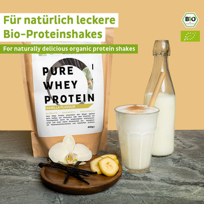 Økologisk valleproteinpulver vanilje