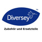 Det Diversey-logo med stiliseret blad og fugl over "Tilbehør og reservedele" på hvid baggrund, med TASKI Trolley HC mini - kompakt rengøringsorganisation fra Diversey Deutschland GmbH & Co. OHG.