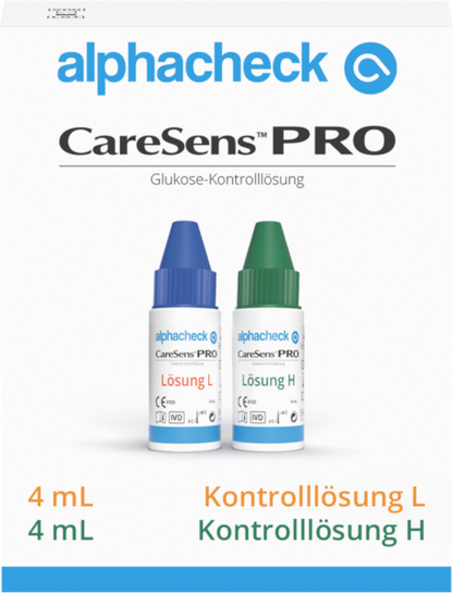 CareSens Pro kontrolløsning H | Flaske (4 ml)