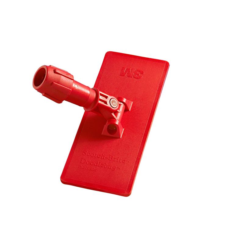 3M™ Doodlebug™ pads med holder, brun, 10/etui | Pakke (1 stk)