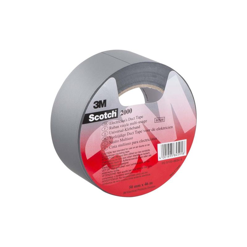 Scotch® 2000 Universal selvklæbende tape, grå, 50 mm x 46 m, 0,15 mm | Pakke (1 rulle)