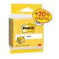 Post-it® Notes Cubes, Ultra Colors, 76 mm x 76 mm, 20 % gratis kampagne, 390 ark/pude, 1 pude/pakke, 100 % PEFC, SGSCH-PEFC-COC-110078 | Pakke (1 sæt)