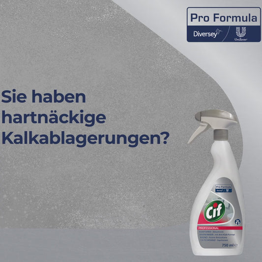 CIF Professional Badeværelsesrenser, renere og Descaler | Flaske (750 ml)