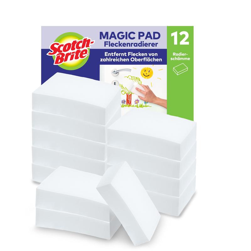 Scotch-Brite® Magic Pad, 10 stk. + 2 gratis | Pakke (12 stk.)