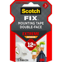 Scotch-FIX™ Extreme dobbeltsidet indvendig monteringstape PGS05-1918-P, 19mmx1,8m, 1 rulle/pakke | Pakke (1 rulle)