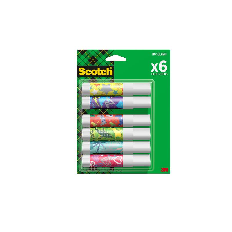 Scotch® Permanent Glue Stick 8g 6 Sticks/Pakke | Pakke (1 sæt)