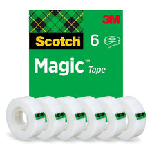 Scotch® Magic™ Invisible Tape 8-1933-6/5S, 19 mm x 33 m, 6 ruller/pakke | Pakke (6 ruller)