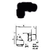 servomat Ersatzteil Winkel-Einschraub-Verbinder 4 mm - 1/4 – Teilenr. JGPM090402E