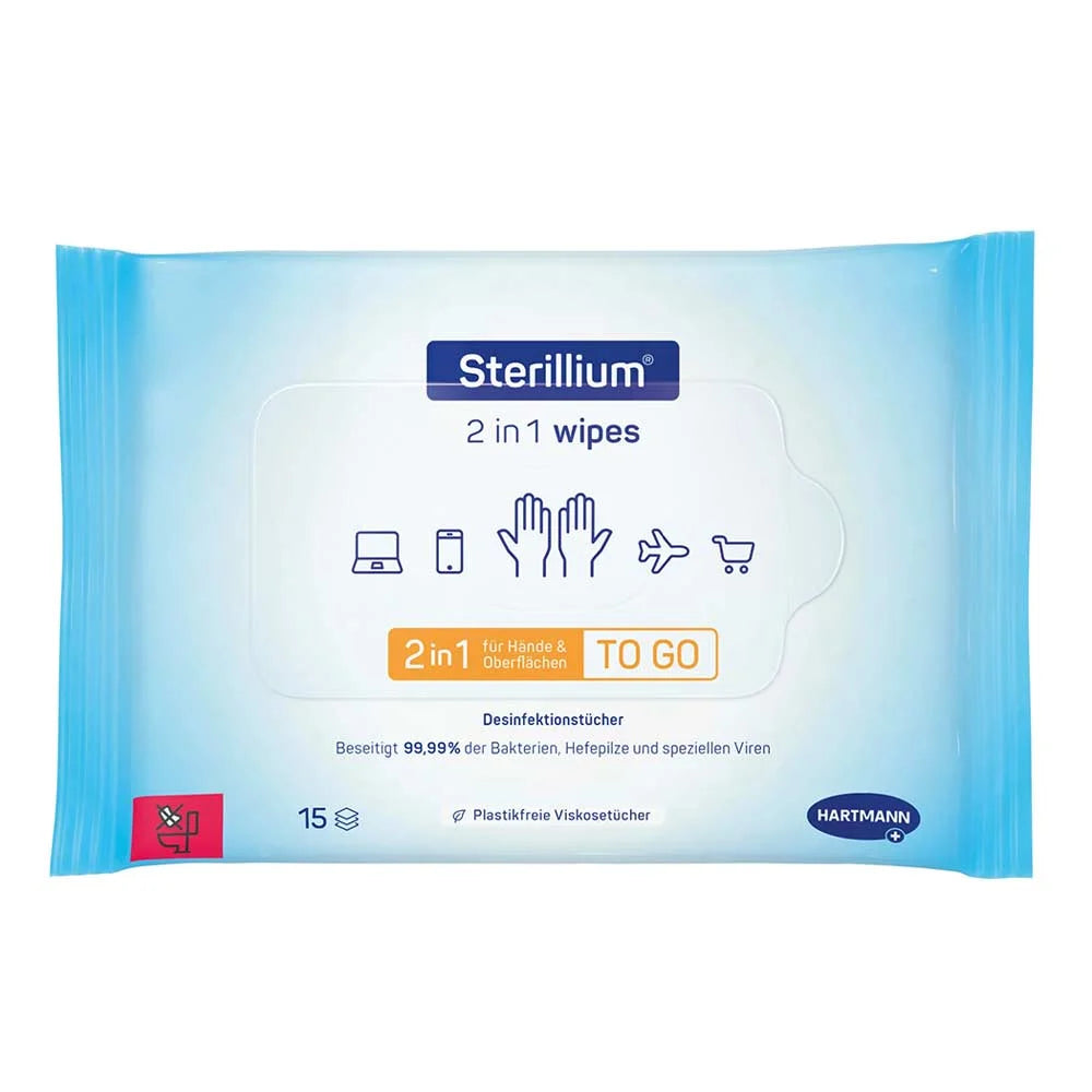 Sterillium® 2 i 1 servietter | Pakke (15 stk.)