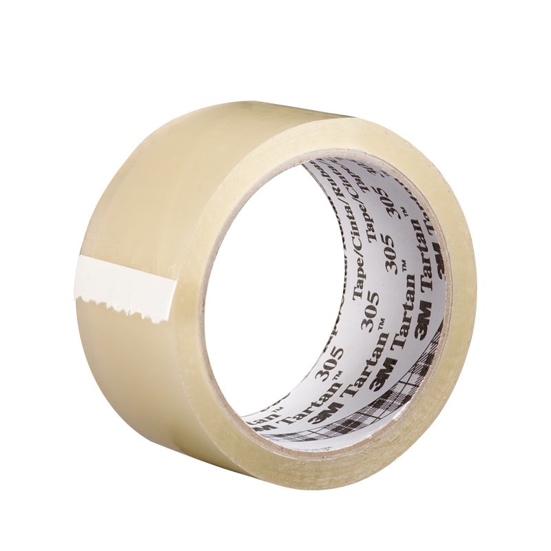 Tartan™ emballagetape 305, brun, 50 mm x 66 m, 0,043 mm | Pakke (1 rulle)